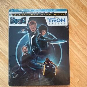 Disney Tron Legacy Blu-ray with Blue and Black Design